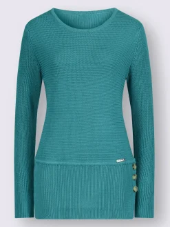 Pull encolure ronde 50% coton