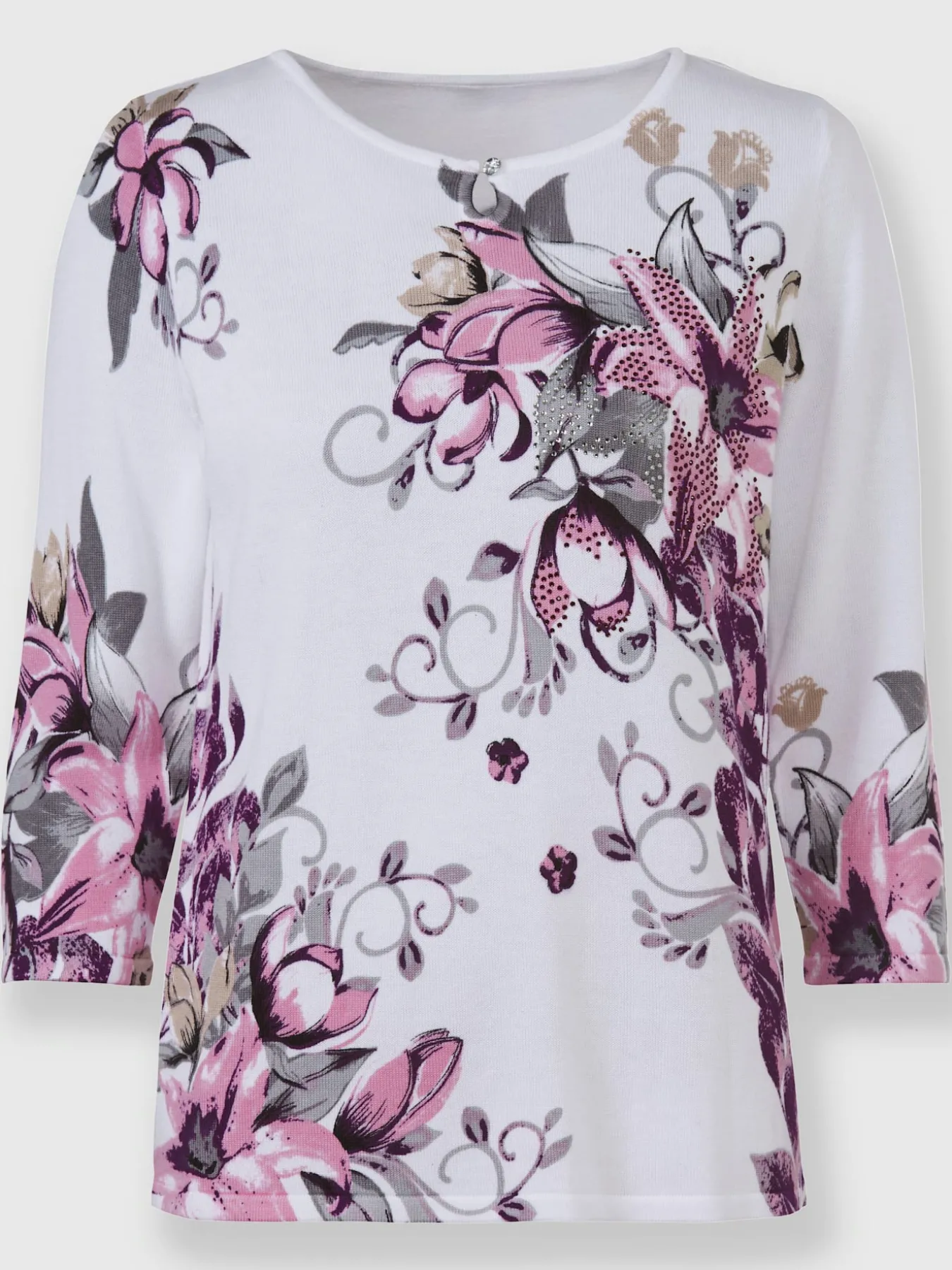 Pull encolure ronde 60% viscose