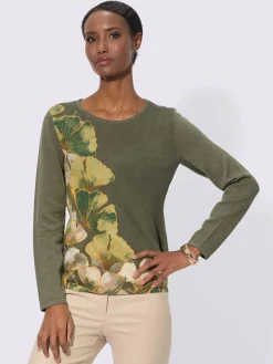 Pull encolure ronde avec viscose (ecovero)