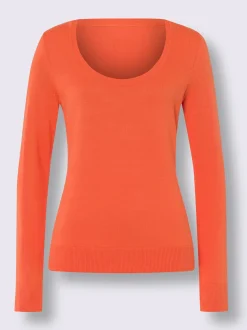 Pull encolure ronde basique et facile à associer, coloris tendance