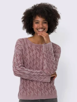 Pull encolure ronde délavé tendance