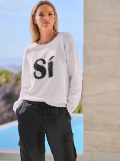 Pull encolure ronde joli fil moelleux