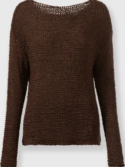 Pull encolure ronde joli fil fantaisie