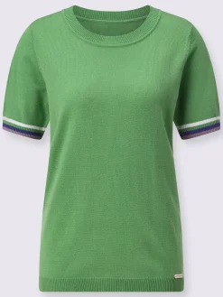Pull encolure ronde jolies rayures