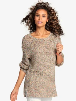 Pull encolure ronde look décontracté tendance