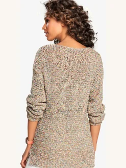 Pull encolure ronde look décontracté tendance