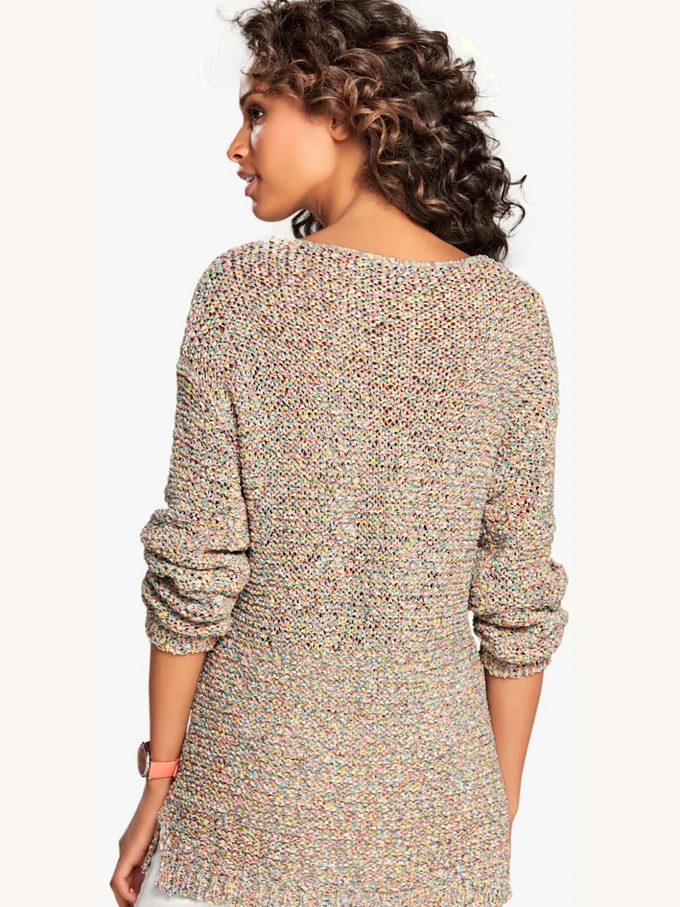 Pull encolure ronde look décontracté tendance