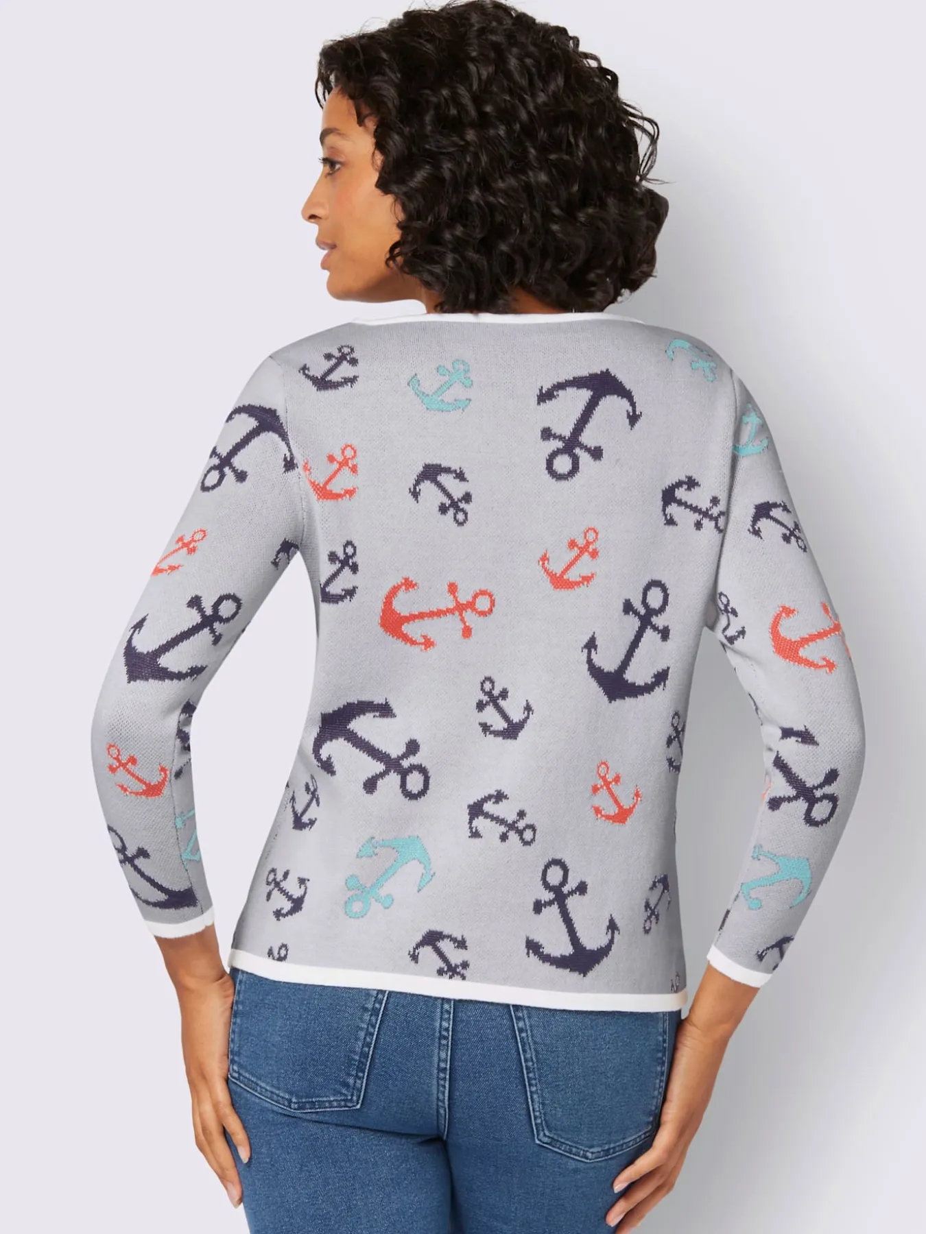 Pull encolure ronde pur coton