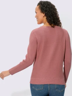 Pull encolure ronde pur coton