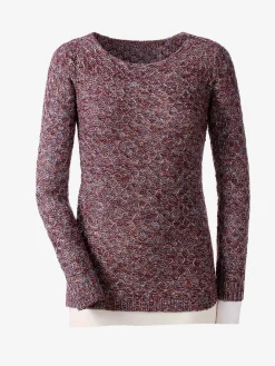 Pull encolure ronde superbe fil multicolore
