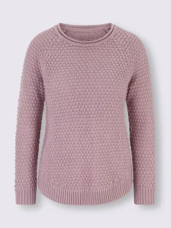 Pull encolure ronde tricot doux