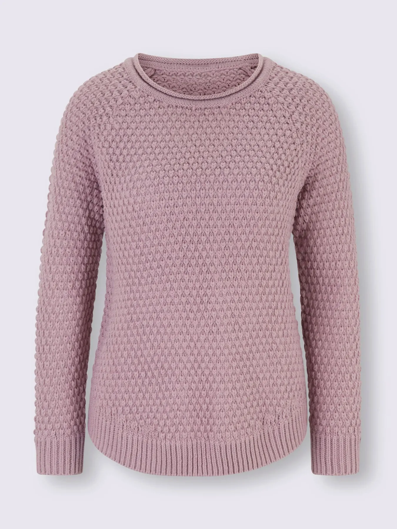 Pull encolure ronde tricot doux