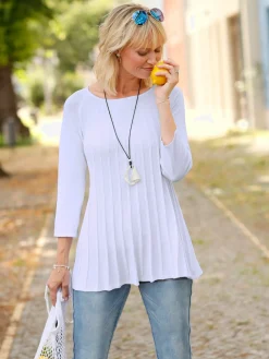 Pull encolure ronde viscose douce et fluide