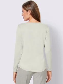 Pull femme basique élégant en coton pima