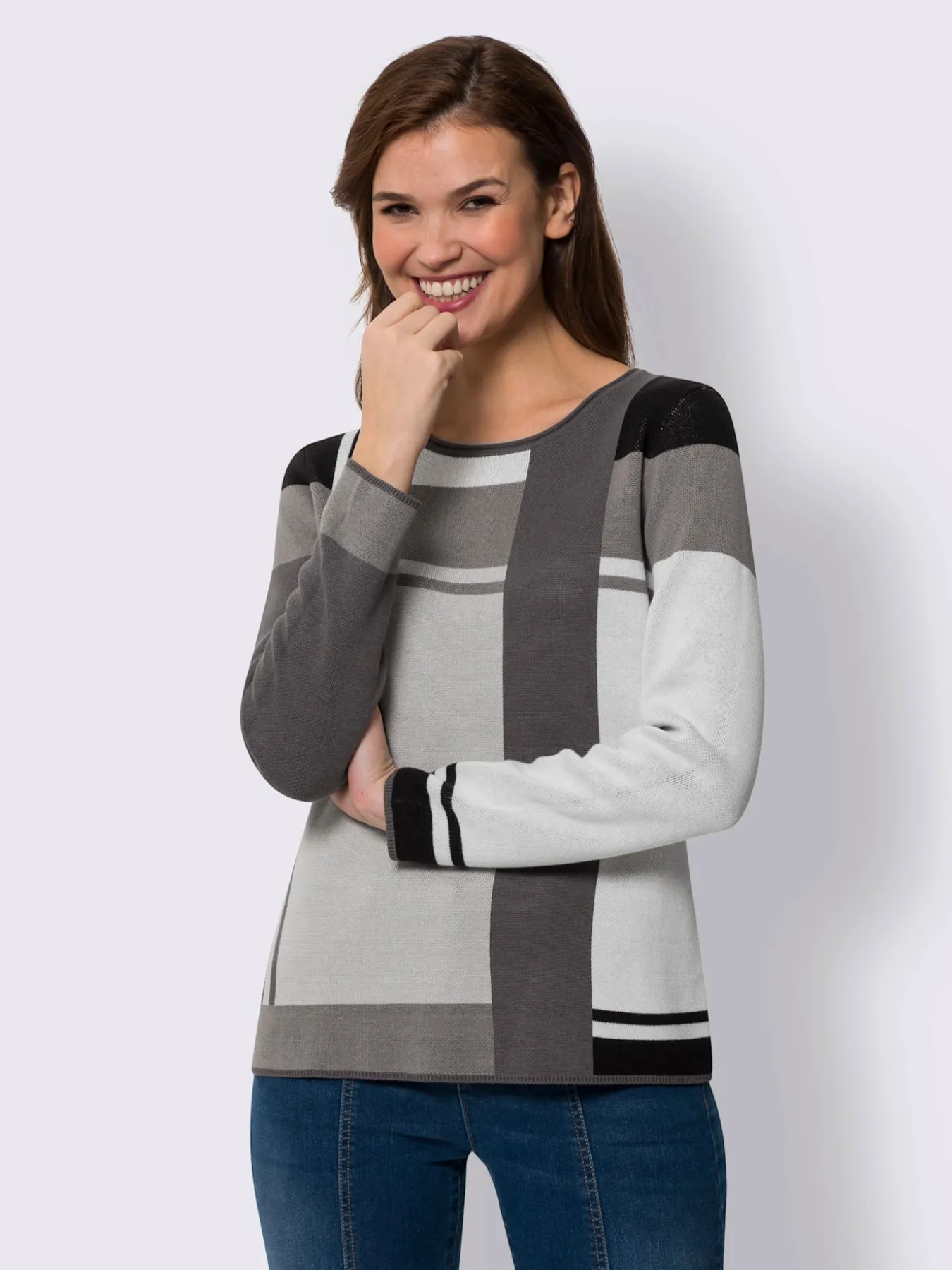 Pull jacquard agréables à porter