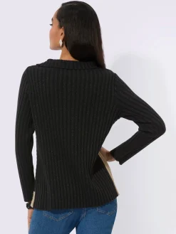 Pull jacquard matière de qualité supérieure avec laine vierge