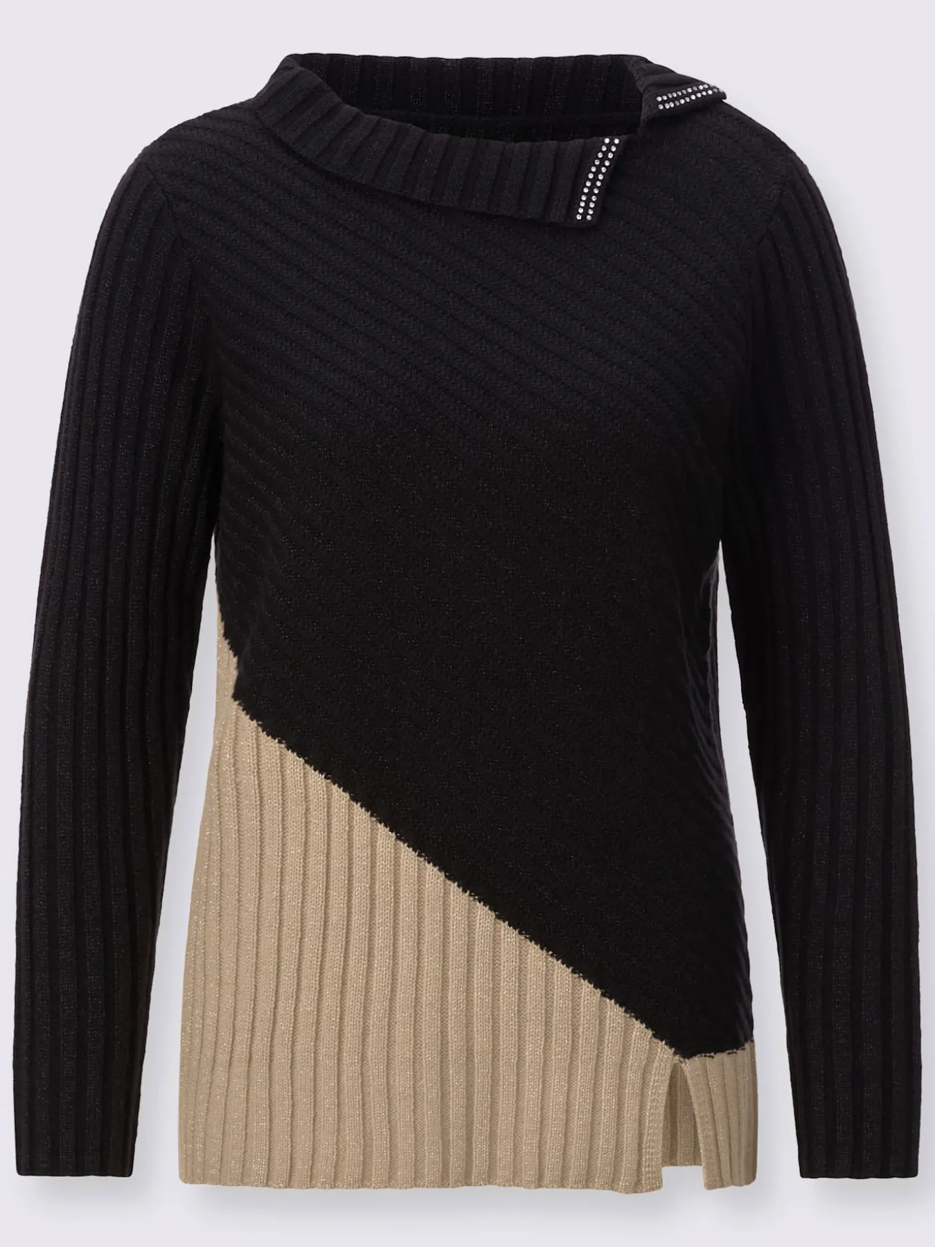 Pull jacquard matière de qualité supérieure avec laine vierge