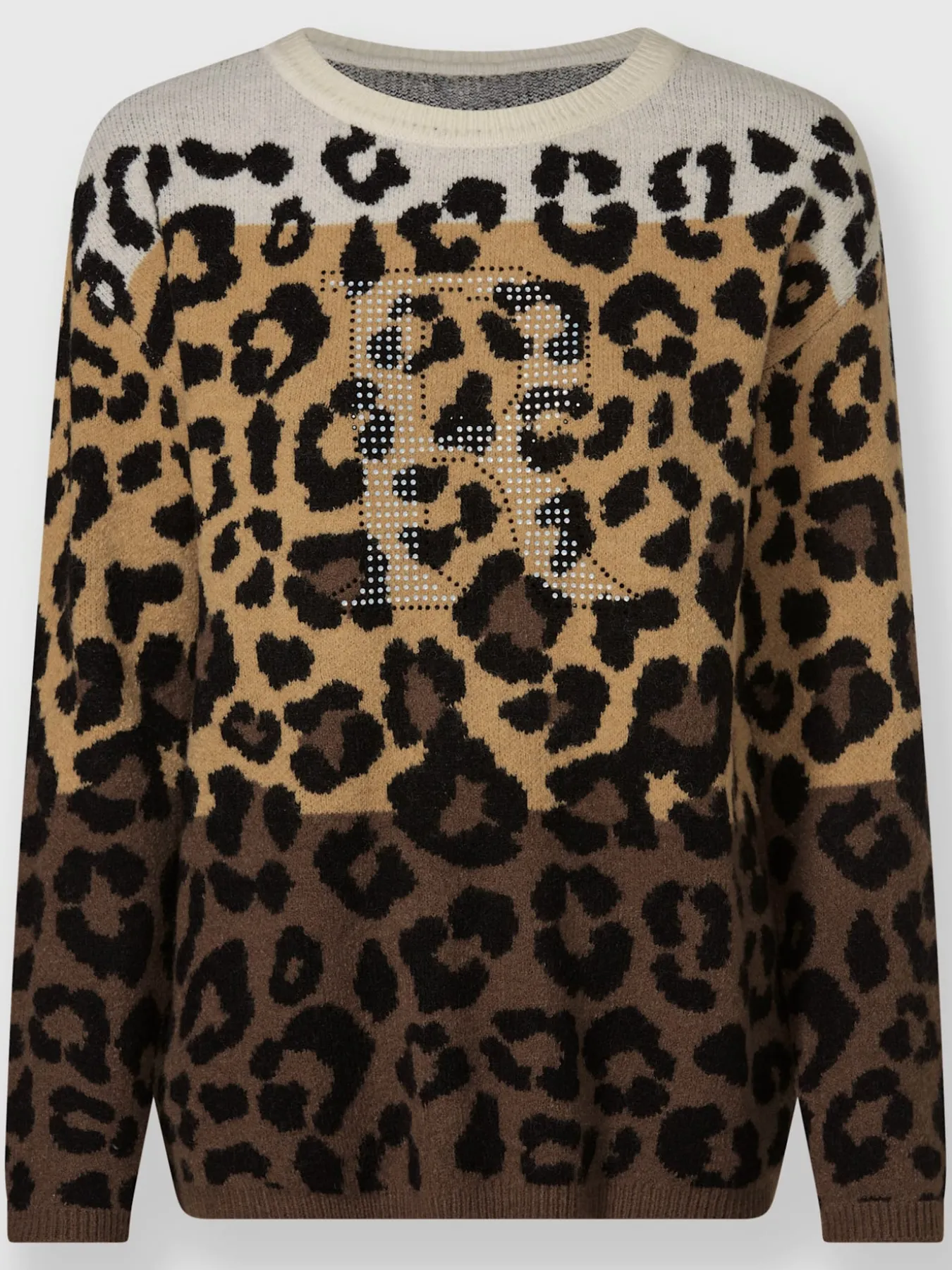 Pull jacquard motif animal tendance