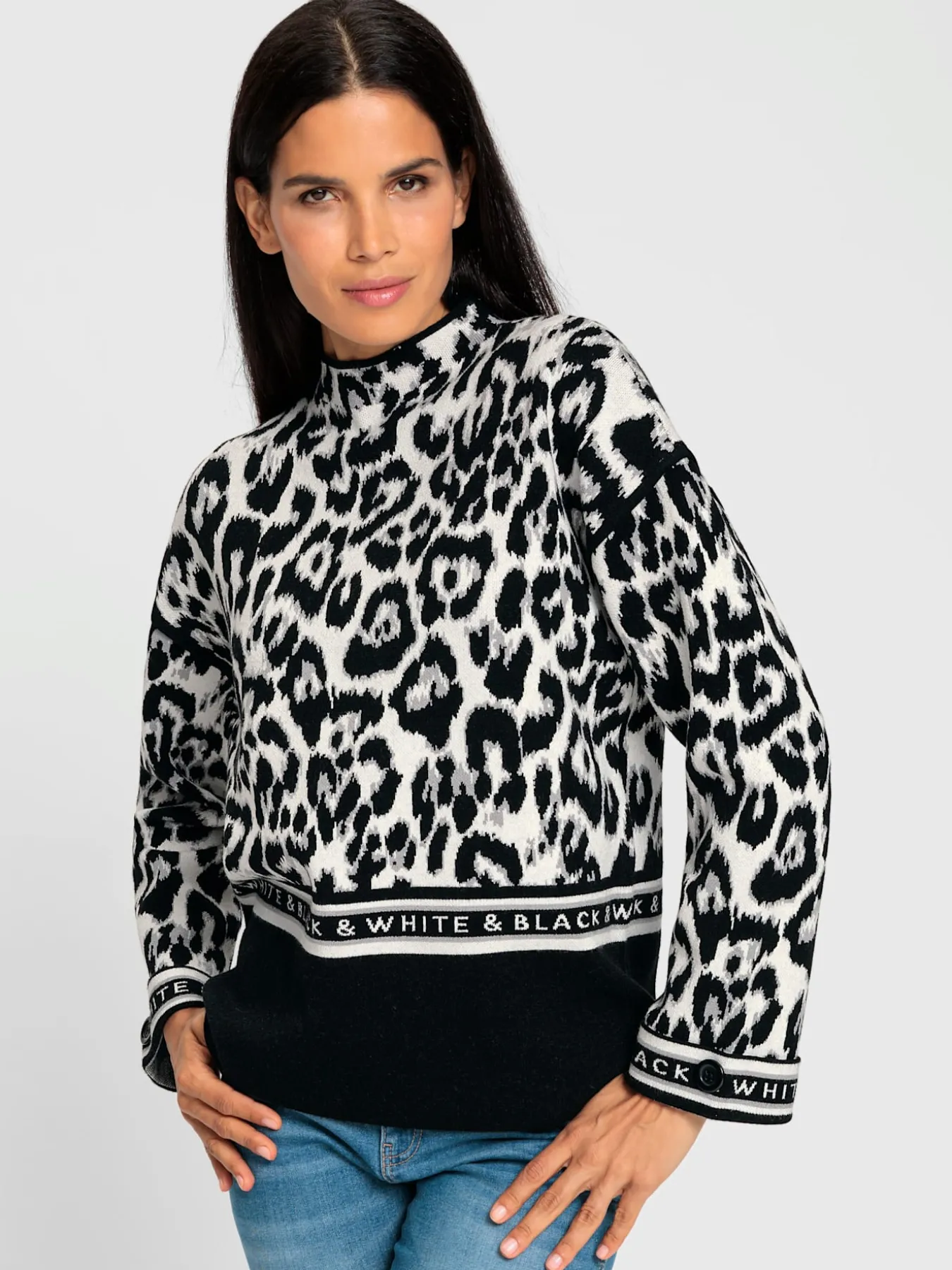 Pull jacquard motif jacquard original