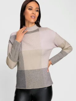 Pull jacquard superbe motif jacquard