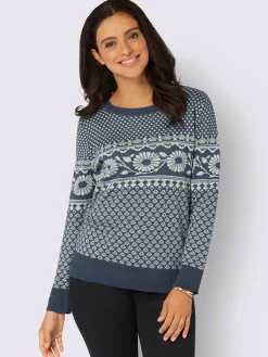 Pull jacquard tricot jacquard de qualité