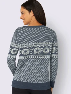 Pull jacquard tricot jacquard de qualité
