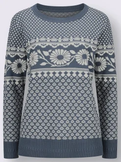 Pull jacquard tricot jacquard de qualité