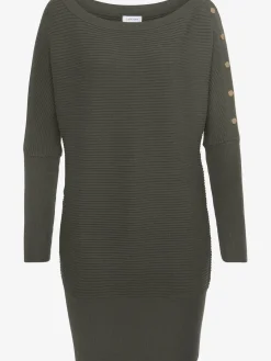 Pull long avec encolure en u