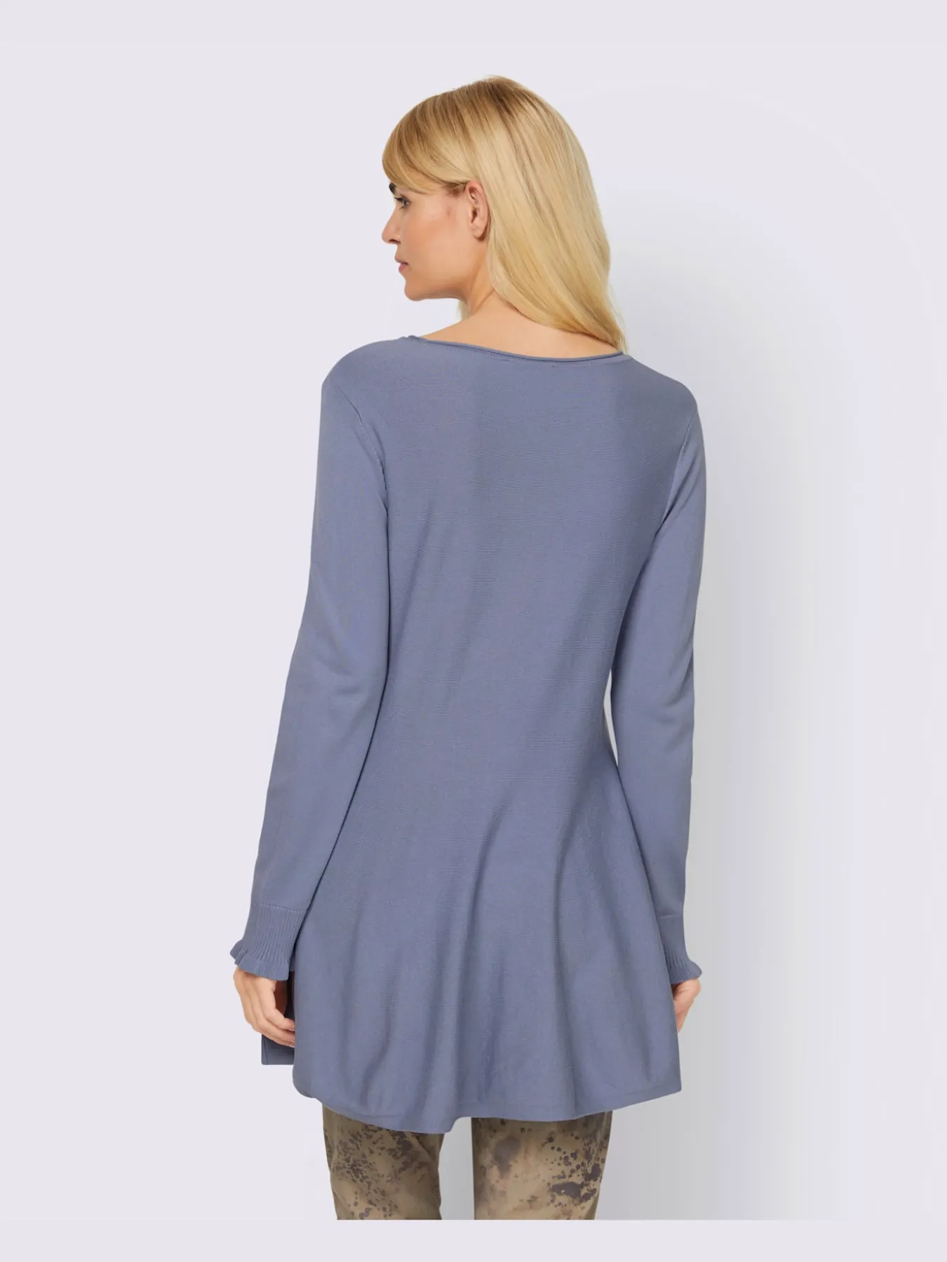 Pull long légèrement évasé