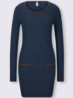 Pull long look tendance avec découpes au dos