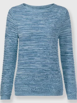 Pull motif ajouré intégral
