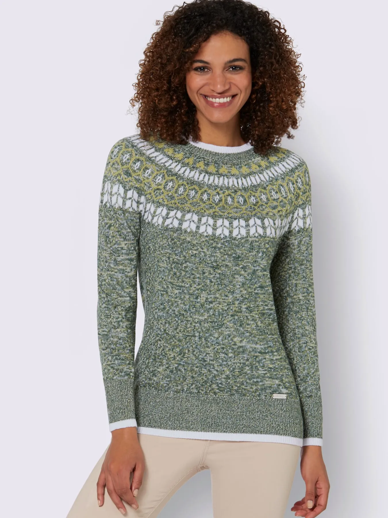 Pull norvégien pur coton