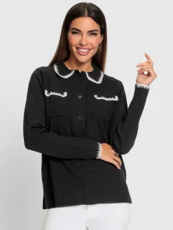 Pull polo col polo tendance