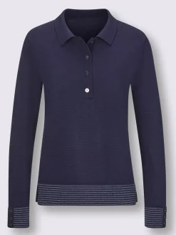 Pull polo qualité coton doux sur la peau