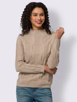 Pull superbe motif torsadé