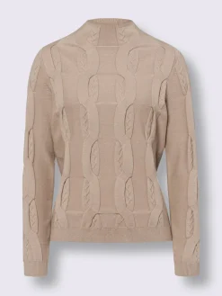 Pull superbe motif torsadé