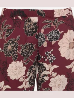 Pyjama au motif floral botanique