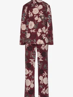 Pyjama au motif floral botanique
