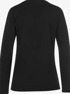Pyjama avec haut uni et pantalon à motifs
