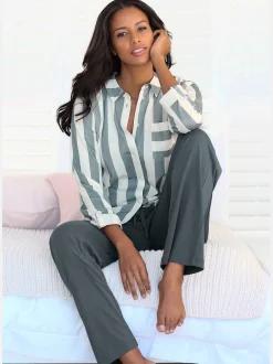Pyjama classique avec col chemise