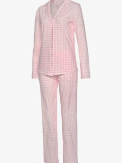 Pyjama classique avec imprimé discret sur toute la surface