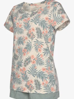 Pyjama court à motif tropical