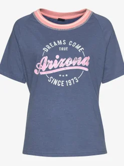 Pyjama court au design universitaire