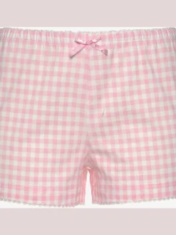 Pyjama court avec rayures discrètes