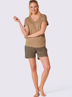 Pyjama court jersey fin