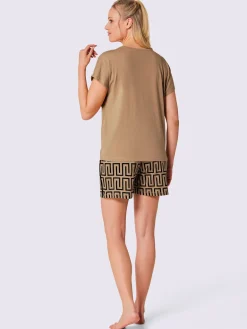 Pyjama court jersey fin