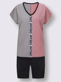 Pyjama court jersey fin