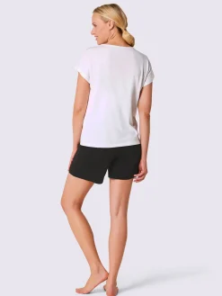 Pyjama court jersey fin