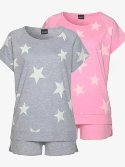 Pyjama court sport en lot de 2