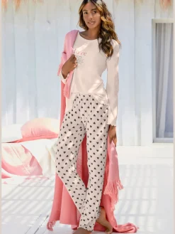 Pyjama en deux parties, imprimé devant